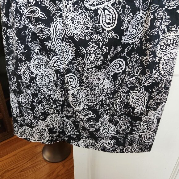 Lauren Ralph Lauren Short Black and White Skirt Sz 8P - Picture 7 of 9